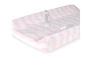 UPC 803516671494 product image for Babies R Us Deluxe Changing Pad Cover - Pink/White Chevron | upcitemdb.com
