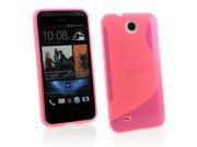 EAN 5055830000039 product image for Kit Me Out US TPU Gel Case for HTC Desire 300 - Hot Pink S Line Wave Pattern | upcitemdb.com