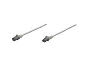 INTELLINET 334112 CAT 6 UTP Patch Cable 7ft Gray