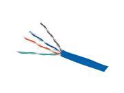 STEREN 13910 CAT 5E Cable 1 000ft Pull Box Blue