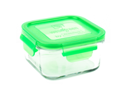 Wean Green Glass Lunch Cube, Pea, 16 Oz