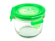 Wean Green Glass Wean Bowl, Pea, 6 Oz