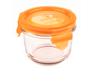 Wean Green Glass Wean Bowl, Carrot, 6 Oz