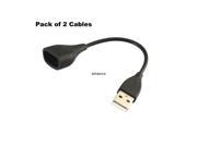 2 Pack 6 inch Replacement USB Charger Cable for Fitbit One Wireless Activity Bracelet Wristband