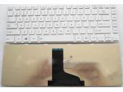 Laptop Keyboard for toshiba L800 L805 C800 L830 M800 M805 C805 C830 14 Notebook White US Layout Version
