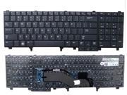Laptop Keyboard for Dell Latitude E6520 E5520 Precision M6600 Color Version Non backlit P N M8F00 Black US Layout Version