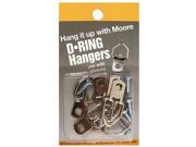 D-Ring Hangers small 1-hole pack of 6