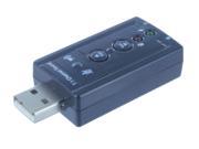USB External 7.1 Channel 3D Virtual Audio Sound Card Adapter PC
