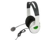 Live Headset W MIC Microphone Big for Game Xbox360 Xbox 360 Controller White