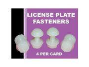 Prime Products License Fasteners White Nylon 15 2005