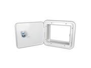 Jr Products Multi Purpose Hatch Without Back Polar White E8102 A