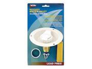 Valterra Water Inlet Recessed Col White Lead Free Cd A01 0177LFVP