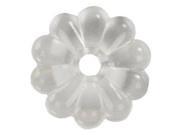 Jr Products Plastic Rosettes Clear 20465