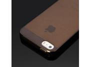 For iPhone 5 5S Ultra Thin 0.5mm Transparent Crystal Clear Hard TPU Case Cover black