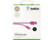 BELKIN F2CU012bt04-PNK Pink Micro USB Charge/Sync Cable BELKIN F2CU012bt04-PNK Pink Micro USB Charge/Sync Cable