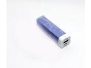 Blue Lipstick Shape Mobile Power Bank Portable 1800mAh Rechargeable External Backup Battery Charger for iPhone 5 iPad mini Samsung HTC Nokia LG Tablet PC