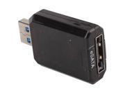 Computer Black USB 3.0 to ESATA Convertor Adapter for Hot Swapping Plug