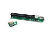 PCI E 1X TO 16X Riser Extender Card With SATA 15Pin 4Pin Power Cable