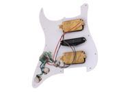 Prewired Plate Pickguard White HSH For Electric guitar