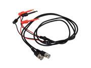 2pcs Upgraded BNC Plug to Dual Hook Clip Test Probe Cable 110cm Y104