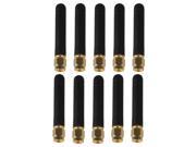 10pcs 433MHZ GSM GPRS SMA Male Plug Straight Radio Antenna With Needle 5cm