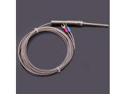 3 Meter Cable Stainless Steel Probe K type Sensors High Temperature Thermocople