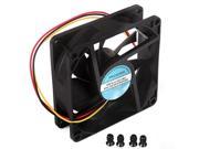 New Case Fan DC 12V PC Computer CPU 3Pin Cooler Cooling 80mm x 80mm x 25mm