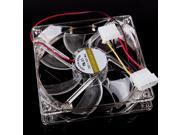 Fantastic 120mm 4 Color LED 4Pin 1200 RPM Cooling Fan PC Chassis Cooler Case