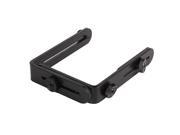 Universal Double L shaped Detachable Camera Flash Bracket With Antiskid Rubber