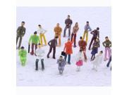 100 Painted Model People Figures Street Scenes OO 1 75 Scale for Building Layout