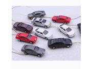 5PCS HO Scale Building Street Layout Painted Flaring Model Car Different style