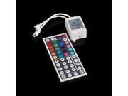 44 Keys 6A IR Remote Controller Receiver for 5050 3528SMD RGB LED Strip Light