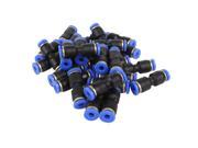 30Pcs 4mm Push Twist In Straight Pneumatic Jointer Connector Equal Coupling