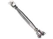 Closed Body M6 Jaw Turnbuckle Adjust Chain Rigging 304 Stainless Steel