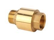 Stainless Steel Spring Brass BSPP Thread In Line Check Valve 3 4 1.6MPa