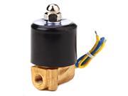 DC 12V Water Air Gas Fuel Electric Solenoid Valve G1 8 N C