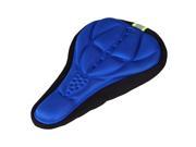 Comfortable Sponge Bicycle Seat Cover Glue Point Blue