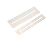 2pcs Silver Polished Bass and Guitar Fretboard Protector