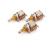 3PCS B250k Pots Push Pull Pot With 18mm Gold Plated Shaft For Guitar Control