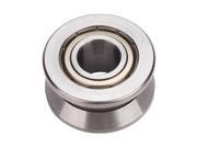 20x57x22mm Silver V Groove Ball Bearing Roller Guide