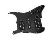 Black Wired Plate Pickguard Humbuckers for HSH Guitar