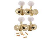 2R2L Gold Machine Heads Tuner For Ukulele 4string Classical Guitar round Button