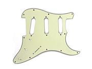 BQLZR 3PLY MINT GREEN Right Hand SCRATCHPLATE FOR SSS GUITAR