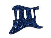 Blue PEARLOID SCRATCHPLATE FOR SSS ELECTRIC GUITAR