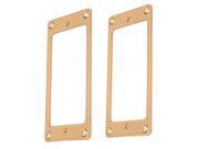 PAIR Flat GOLD FRAME FOR Guitar PICKUP 91.8 x 46 x 3MM