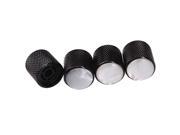 4X Control steel Knob Black with Pearl White Top Electric Guitar Bass New