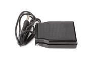 Black sustain pedal compatible with all electronic keyboards