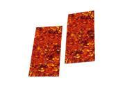 2 x Sunset glow color Shell Guitar HEAD VENEER Guitar Parts Marquetry
