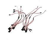 10Pcs 30cm 3 Pin Y Type Servo Extension Cord Cable Wire for RC Helicopter