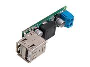 DC 6 35V To 5V 3A Double USB Charge DC DC Step down Converter Module Voltmeter
